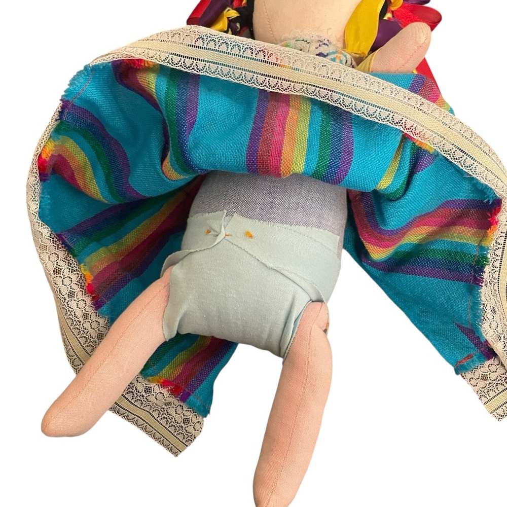 Mexican Lele Maria Rag Doll Handcrafted Folk Art - Picture 5 of 5
